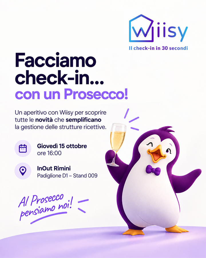 Facciamo check-in… con un Prosecco!