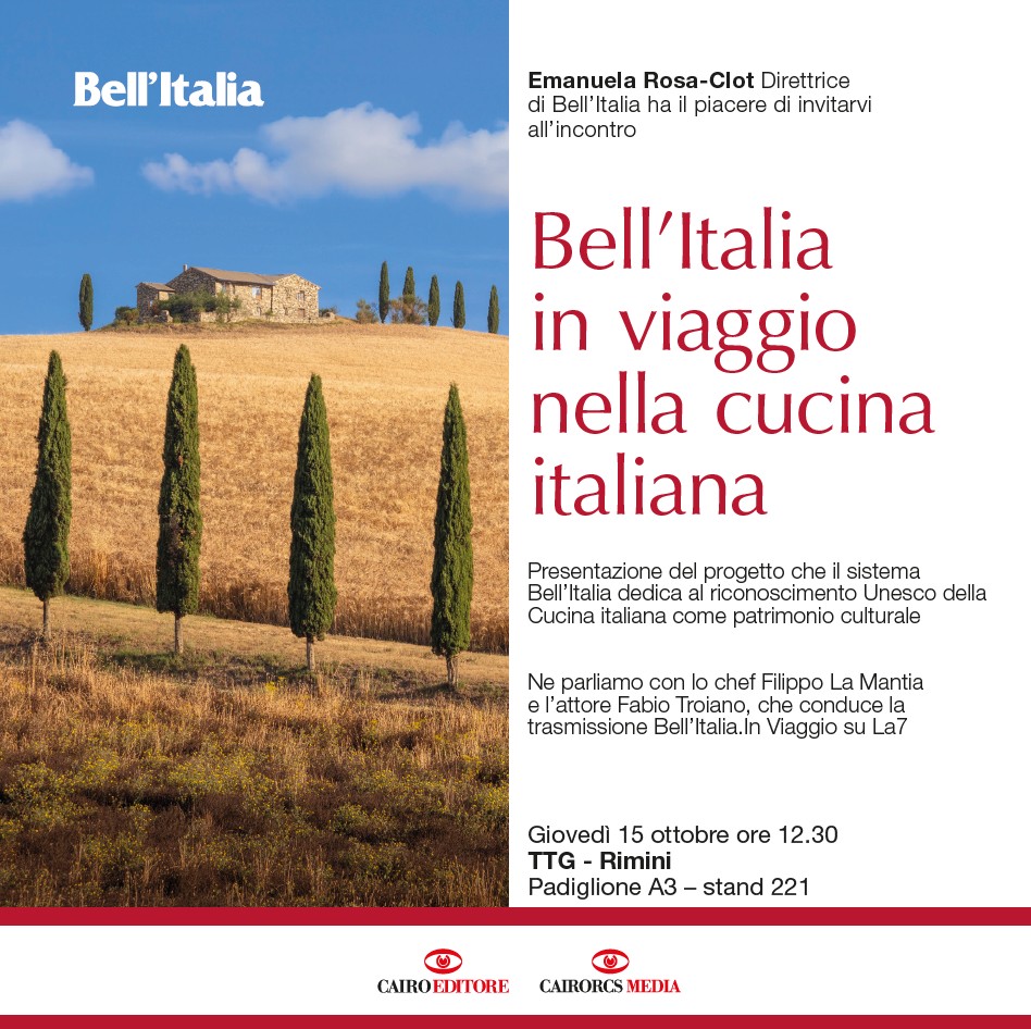 Bell’Italia in viaggio nella cucina italiana