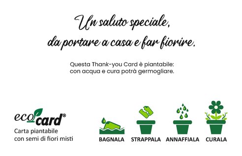Goodbye Eco-Card® – Biglietto di saluto piantabile